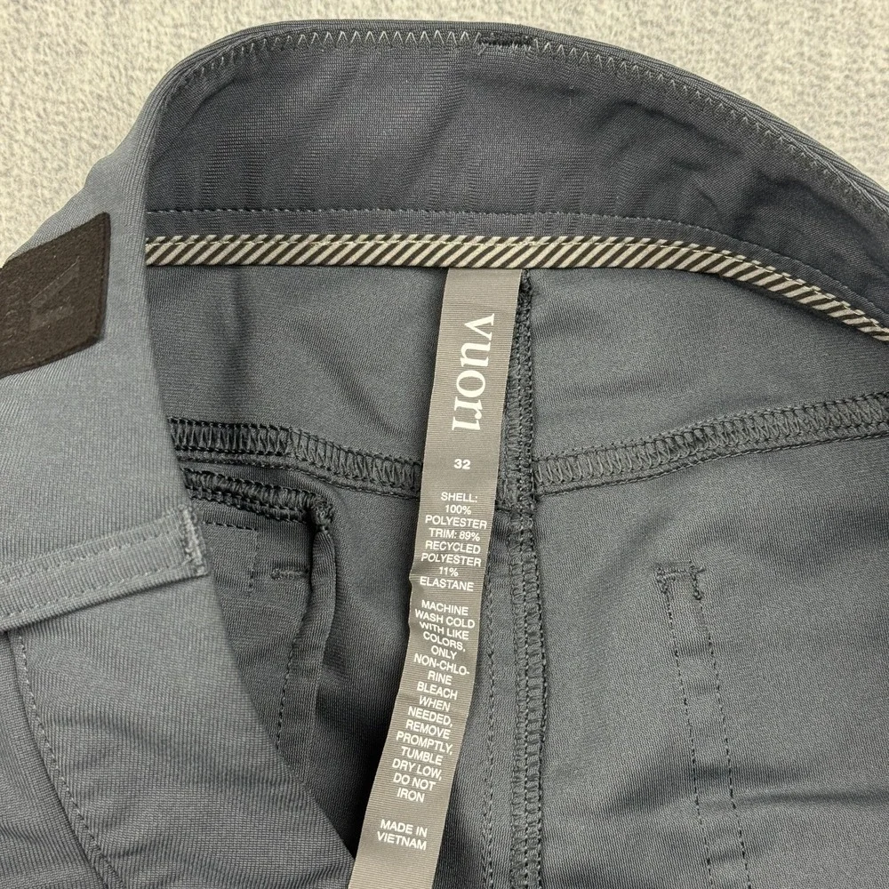 Vuori Pants Men 32 Blue Meta Performance Athletic Slim Fit 29